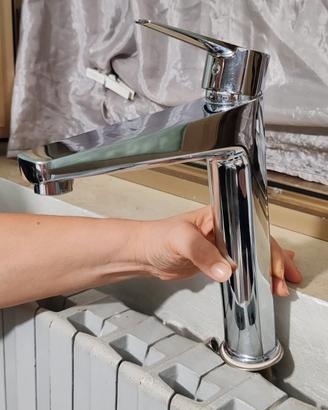 Miscelatore lavabo Nobili in ottone cromato