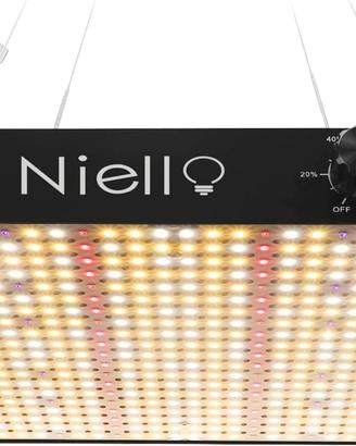 lampada led piante 1200w spettro completo dimmer