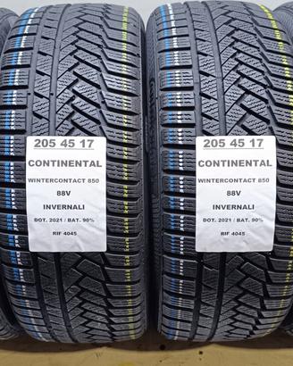4 GOMME 205 45 17 CONTINENTAL INV RIF4045