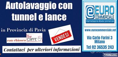 372/17 in Prov. di Pavia AUTOLAVAGGIO con tunnel