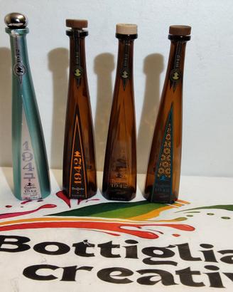 4 BOTTIGLIE VUOTE DON JULIO 1942 DIVERSE 