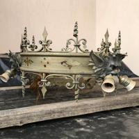 lampadario regale in ferro- 6 punti luce