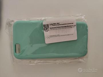 cover silicone iPhone 6S verde chiaro 
