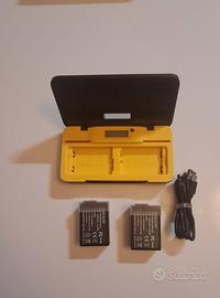 Kit caricatore ENEGON EN-EL25 + 2 batterie