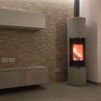 Stufa a legna EDILKAMIN 9,1 kW modello TALLY UP S