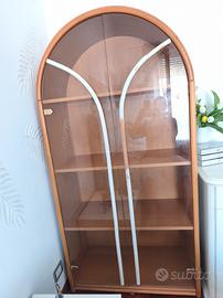 Vetrina ad Arco  in Legno e Vetro