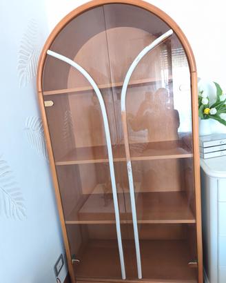 Vetrina ad Arco  in Legno e Vetro