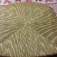 Seduta in paglia per sedie