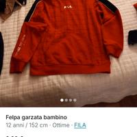 felpa FILA garzata bambino 