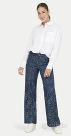 Pantaloni Evita Blu scuro Wide Leg Only Tg. M