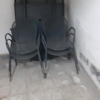 tavolo e sedie in ghisa 