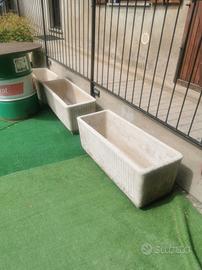 vaso in cemento 1 metro x 40 x40