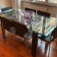 Tavolo allungabile modello calligaris con 6 sedie