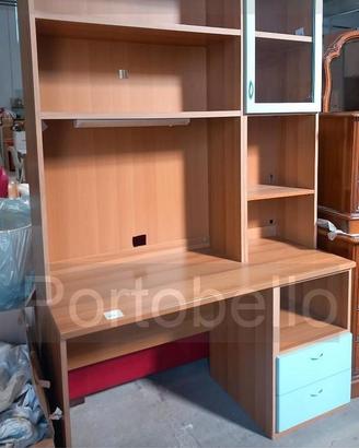 Codice: 268623 SCRIVANIA CON LIBRERIA SOPRASTANTE