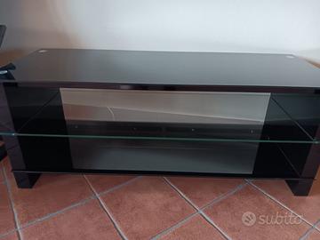 tavolino in cristallo porta tv