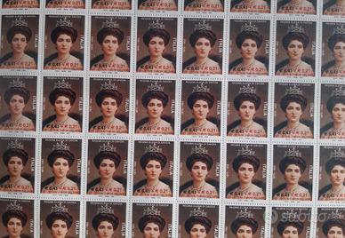 Francobollo 0,41 € + 0,21 € - Elena di Savoia