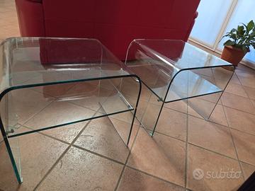 Tavolini in cristallo
