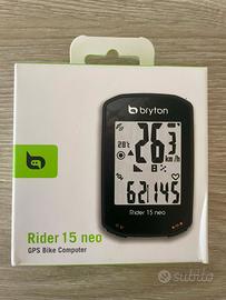 Bryton Rider 15 Neo - Ciclocomputer GPS Bici NUOVO