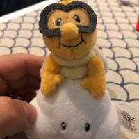 PELUCHE PORTACHIAVI TARTARUGA ORIGINALE NINTENDO