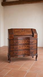 Secretaire / Scrittoio a ribalta stile Luigi XV