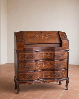 Secretaire / Scrittoio a ribalta stile Luigi XV