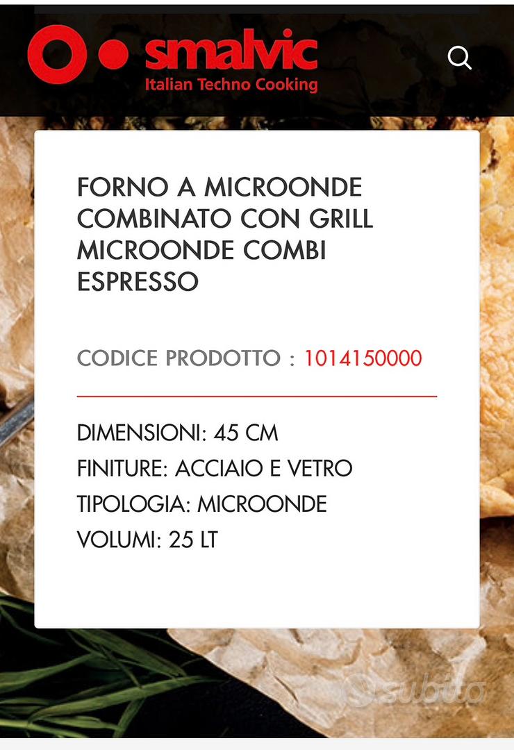 Smalvic forno microonde combinato grill - Elettrodomestici In vendita a  Lucca