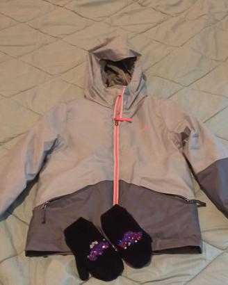 giacca da neve Decathlon bimba 6 anni