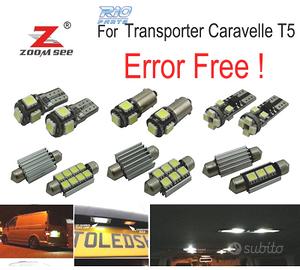 KIT 22 LAMPADE LED INTERNE PER VOLKSWAGEN VW TRANS