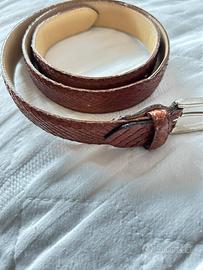 cintura vera pelle  pitone