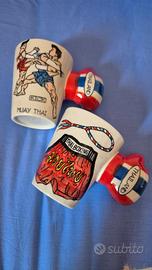 coppia tazze Mug MUAY THAI Thailandia