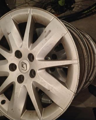 4 cerchi in lega 17"originali Renault Grand Espace