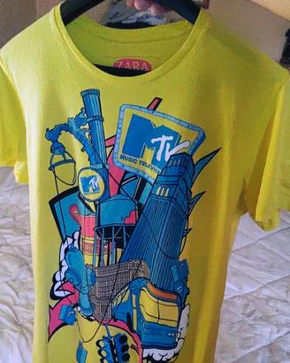 T-shirt ZARA x MTV 2019 edition, tg M 