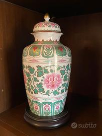 Vaso Tientsin Kaiser decoro stile Ming