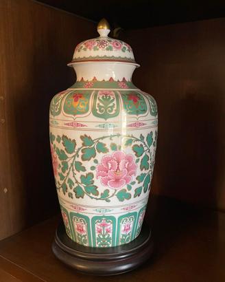 Vaso Tientsin Kaiser decoro stile Ming