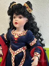 Bambola Biancaneve in ceranica anni ‘50 - h40cm