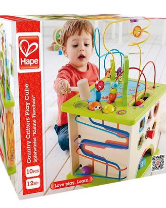 Hape Cubo Multiattività per Bambini in Legno