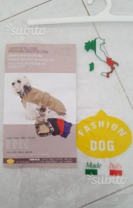 Impermeabile fashion dog tg 80 nuovo