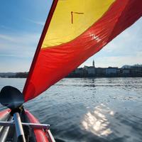 kit vela per canoa kayak