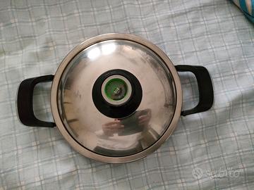 padella AMC con  coperchio Visiotherm 