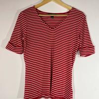 Maglia Lauren Ralph Lauren rossa a righe bianche M