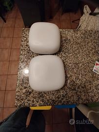 n 2 Plaffoniere  vintage vetro opalino