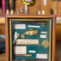 Bacheca pescatore vintag pesca mosca