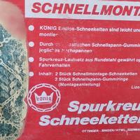 Catene da neve KÖNIG originali vintage – Spurkreuz