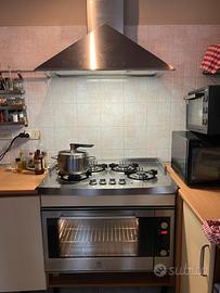 CAPPA CUCINA PARETE IN ACCIAIO INOX