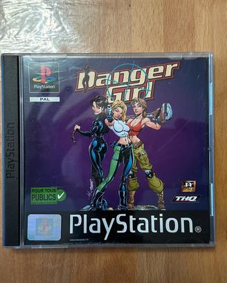 Gioco PlayStation 1 Danger Girl completo pal
