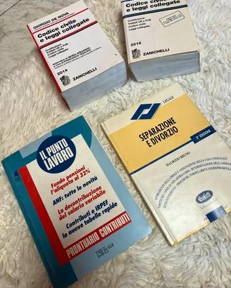 Lotto Libri di Diritto – Codice Civile, Lavoro, Fa