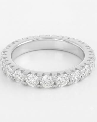 Anello Eternity in Argento con Moissanite 0,1 CT