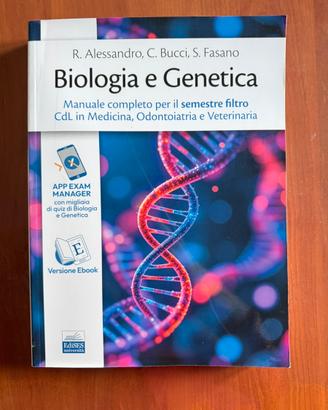 Libro di biologia e genetica semestre di medicina