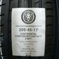 2 GOMME 205 45 17 CONTINENTAL A49159