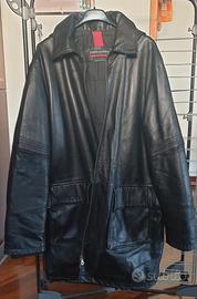 Giaccone uomo vera pelle nero